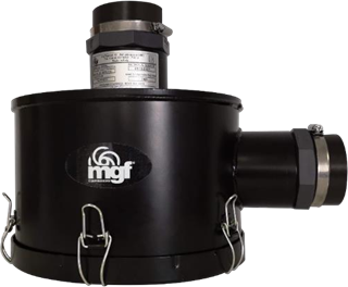 Portafiltro con Cartucho Aspiración HEPA H14 MGF | 3 equipos