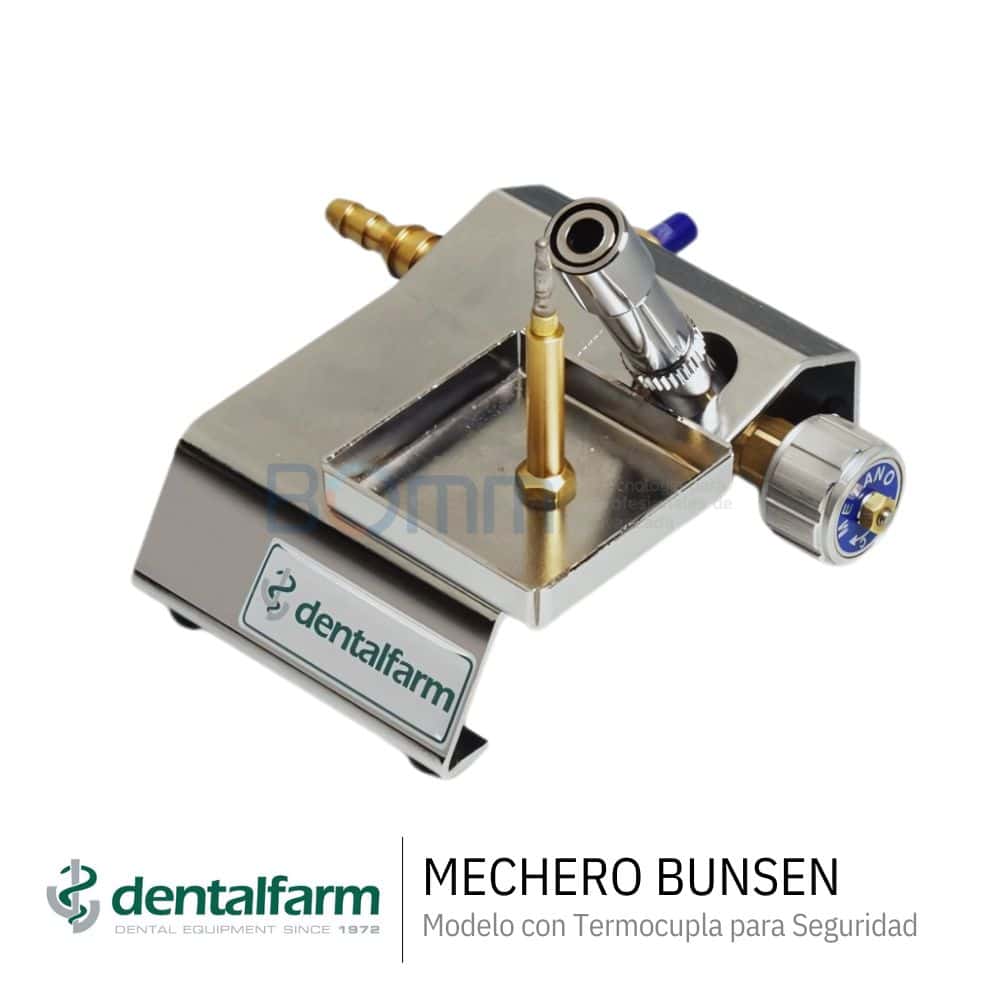 Mechero Bunsen con Termocupla